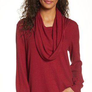 Gibson Cozy Fleece Convertible Neck Sweatshirt